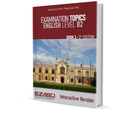  EXAMINATION TOPICS ENGLISH LEVEL B2 BOOK 3 - 3RD EDITION Interactive Version